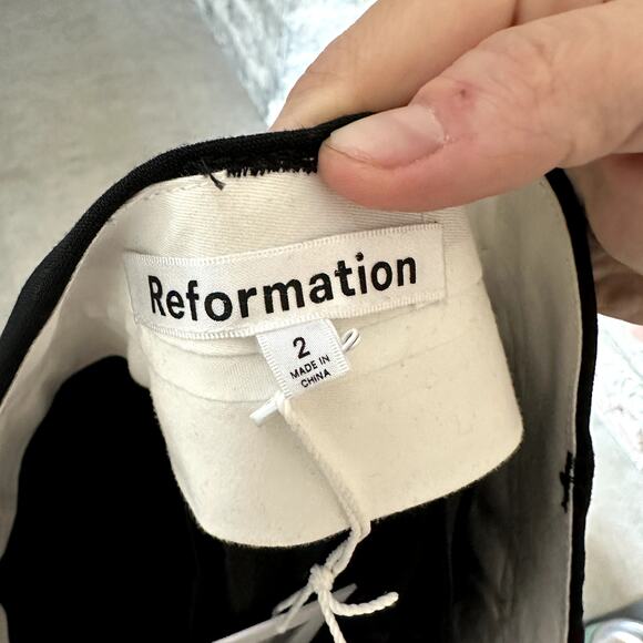 New Reformation Alex Trouser Pants - Picture 5 of 6